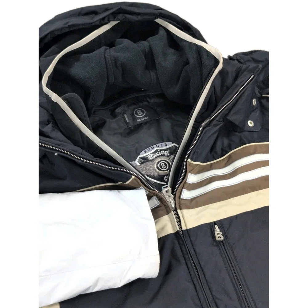 Bogner Racing Club California Men's Ski Jacket Size 54 US 44 Black Goan Thylmann